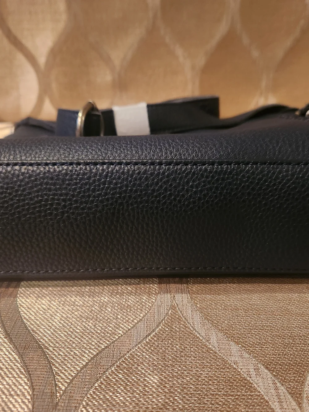 Women's Navy Leather Crossbody Bag